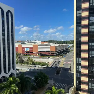 Flat America 603 - Cozinha Completa - 100m Do Shopping - Estrutura De Salvador de Bahía